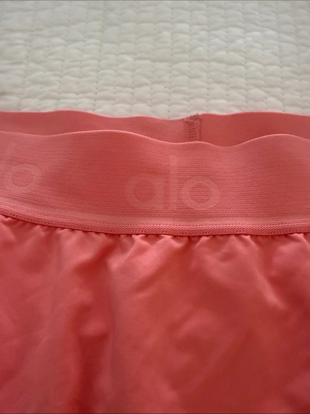 ALO Yoga Coral Pleated Skirt with Built-In Shorts